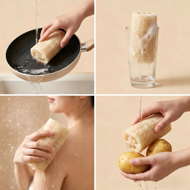 Detergency and Environmental Friendliness of Loofah