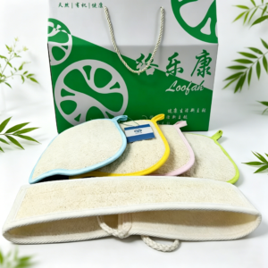 Loofah body scrub gift box