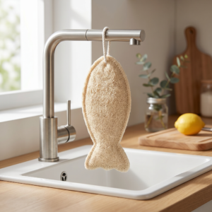 Fish Loofah Dish Sponge