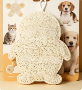 Penguin Pet Toy Made of Loofah